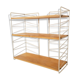 Étagère murale Nisse Strinning pour String en pin des années 60