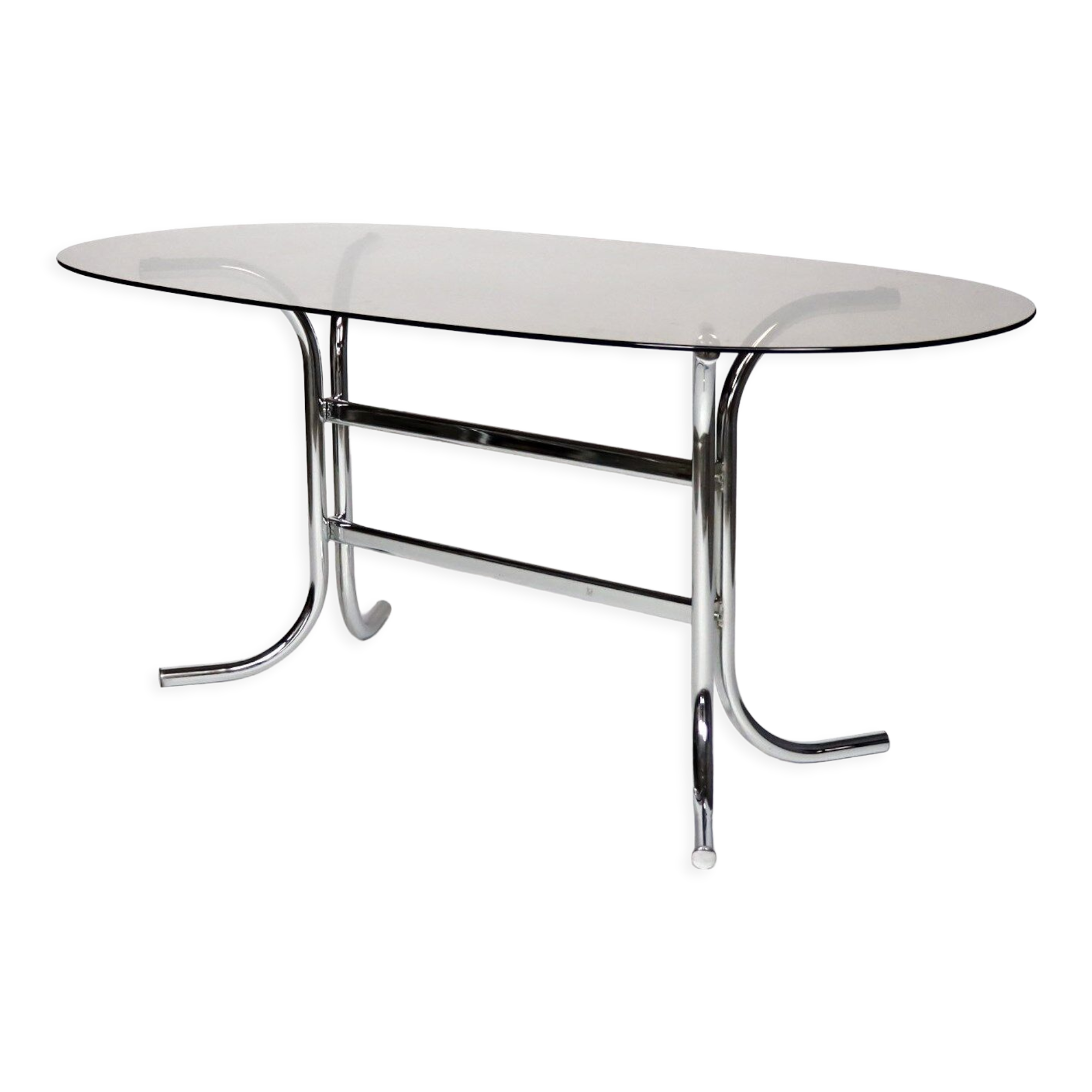 Chrome dining table 70s