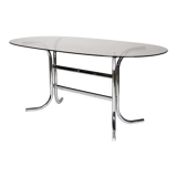 Chrome dining table 70s