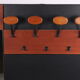 Vintage wardrobe with mirror and hooks from the 60s