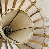 Vintage rattan pendant light