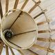 Vintage rattan pendant light