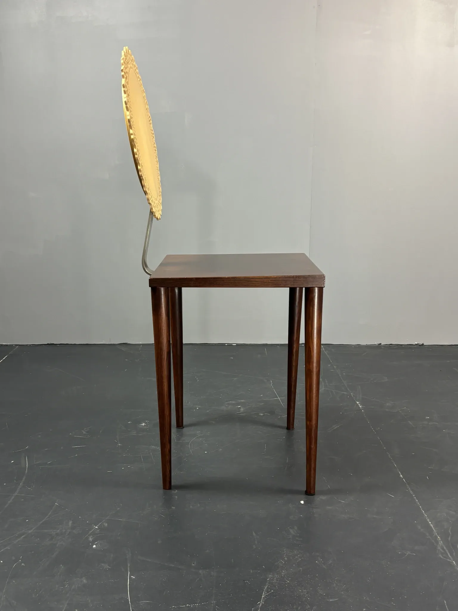 Set of 6 sculptural Italian dining chairs by Marco Mencacci, Milan, 1990s