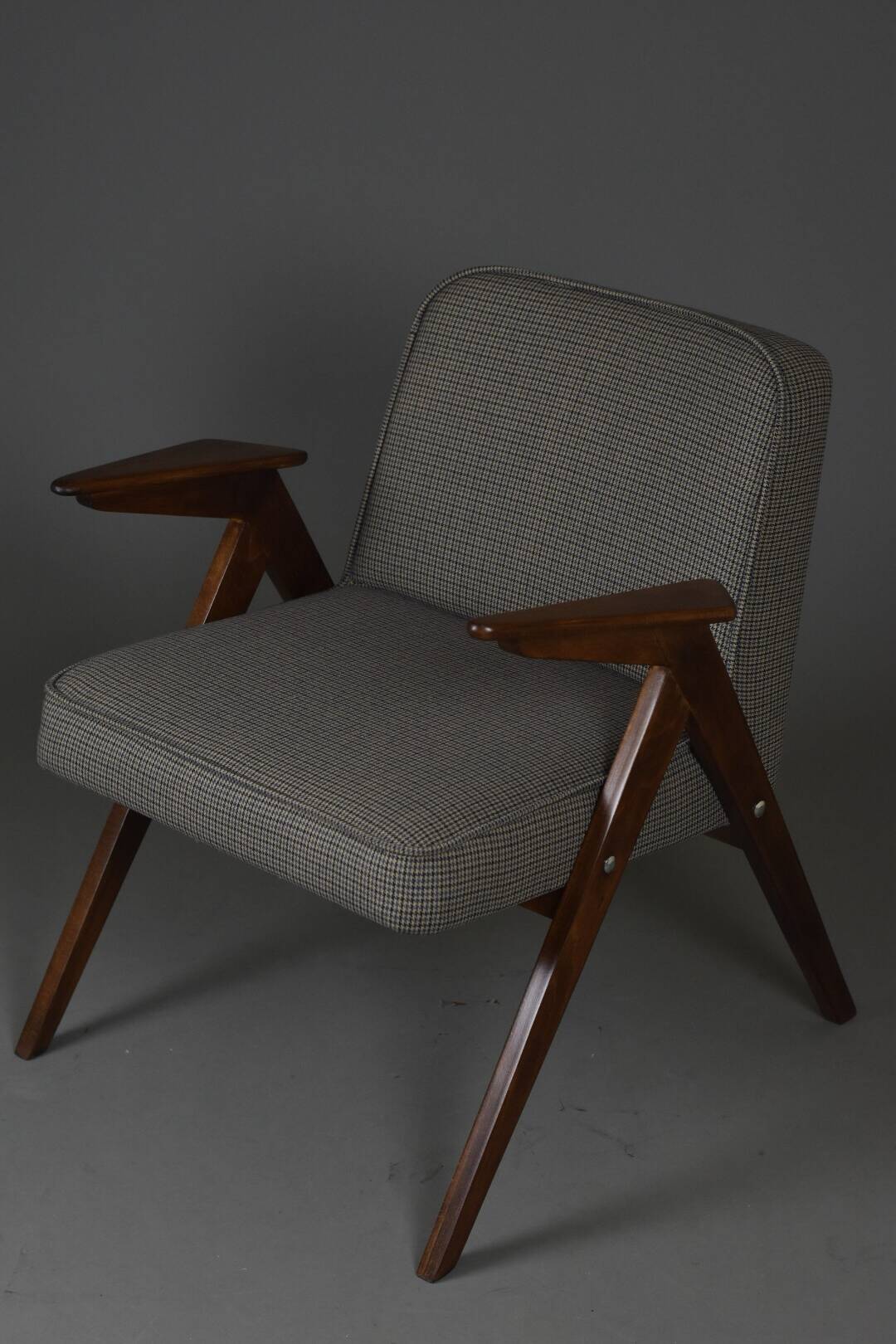 Fauteuil Bunny, modèle 300-177, J. Chierowski, Pologne, années 1960