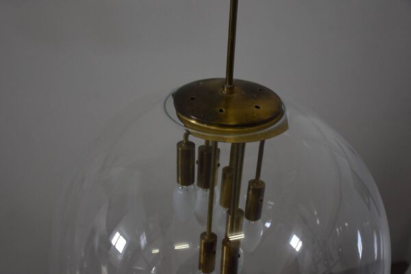 Lampe Big Ball néerlandaise des années 70 du milieu du siècle