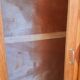 Armoire vintage année 50 en chêne pieds compas