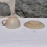 Stoneware cup with saucer Grès du Marais