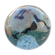 Inclusion glass paste paperweight Maure-Vieil -Bob Le Bleis - 1970's