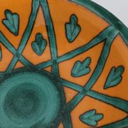 Dish dominant orange and green Saint Clement France