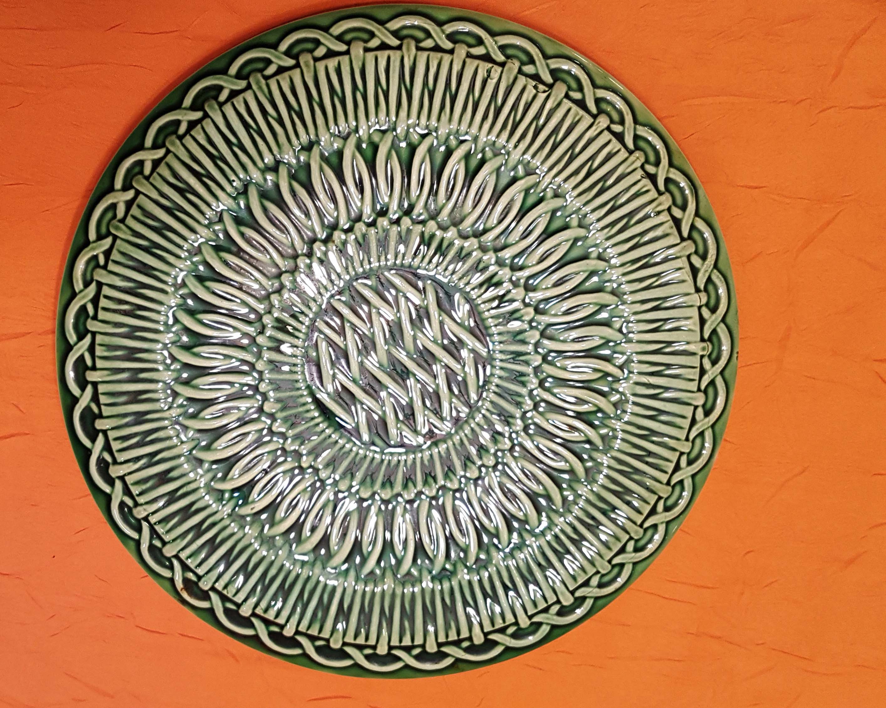 Vintage Gien faience table set