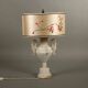 Antique table lamp in alabaster, Italy, 20th century.