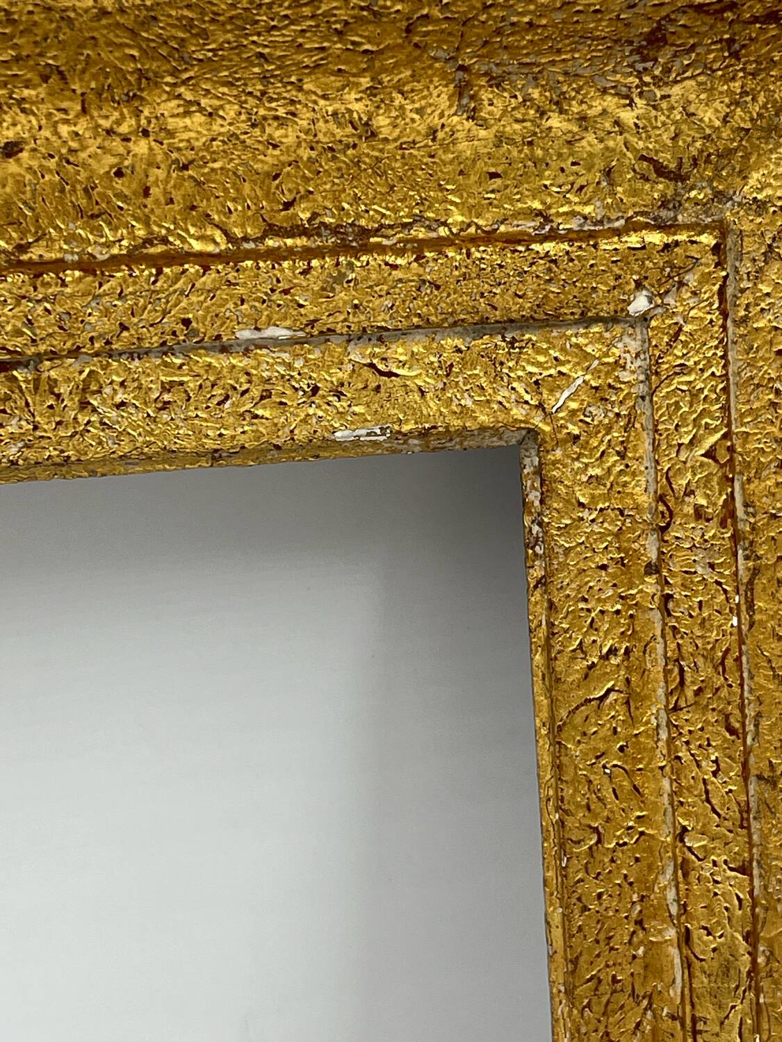Golden wooden frame