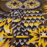 Tapestry "La nuit", by Alain Cornic, vintage, 60s