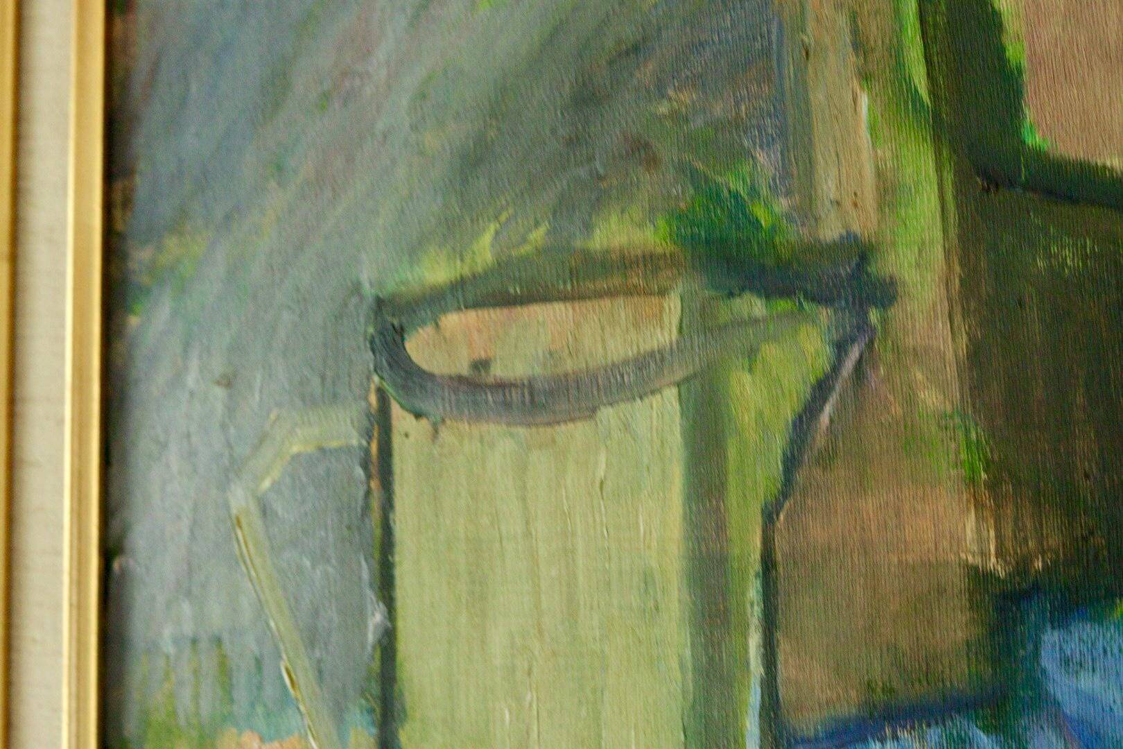 Nature morte originale sur toile du milieu du siècle – Wilgot Olsson