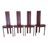 4 chaises  modèle 1Alice par Giorgio Cattlelan