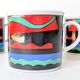 Memphis-style porcelain coffee service, Burg Lindau, 1980s