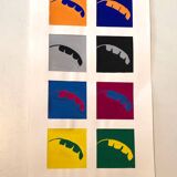 Banana leaf illustration
