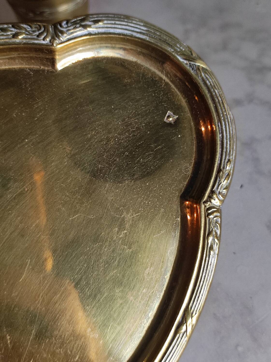 Brass liqueur service