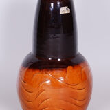 Vase du milieu du siècle, céramique émaillée, état bien conservé, Tchéquie, années 1950