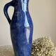 Grand vase bleu en argile