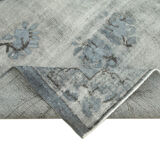 Hand-knotted antique turkish 1970s 172 cm x 264 cm grey carpet