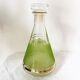 Green granite glass decanter - 50s