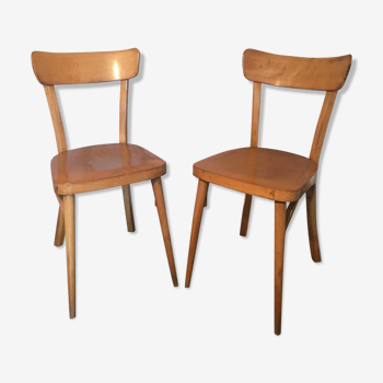 Paire de chaises bistrot, Luterma, circa 1950