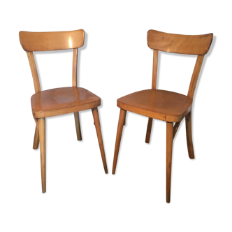 Paire de chaises bistrot, Luterma, circa 1950