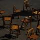 Set of 12 Foldes chairs by Aldo Jacober & Pierangela D'Aniello, Italy, 1960s.