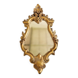 Vintage baroque style gold resin mirror