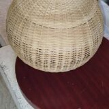 Rattan ball lampshade