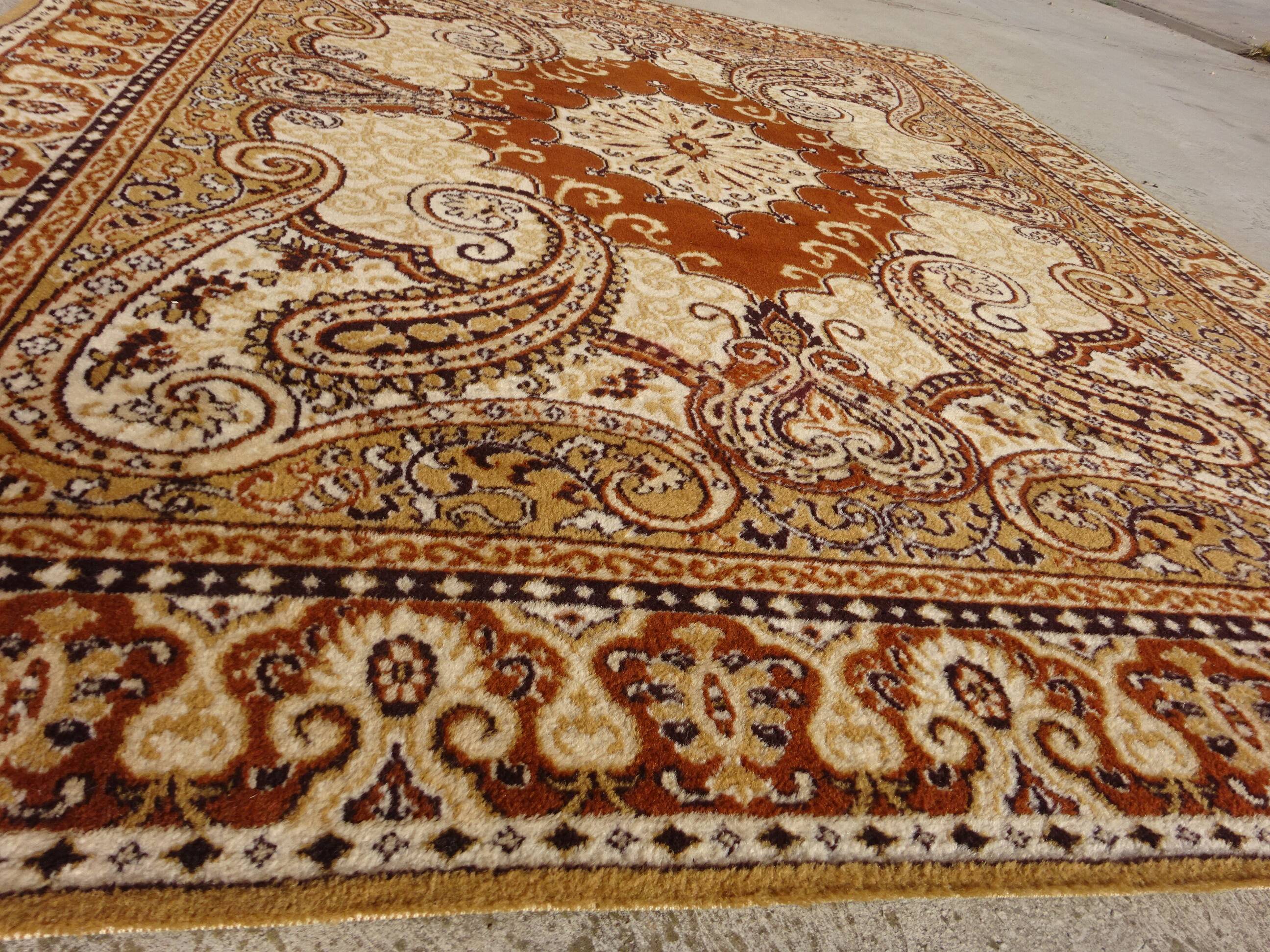 100% pure wool rug 170x230 cm