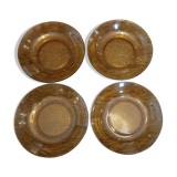 4 assiettes creuses Verc vintage