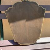 Vintage mirror in gilded wood