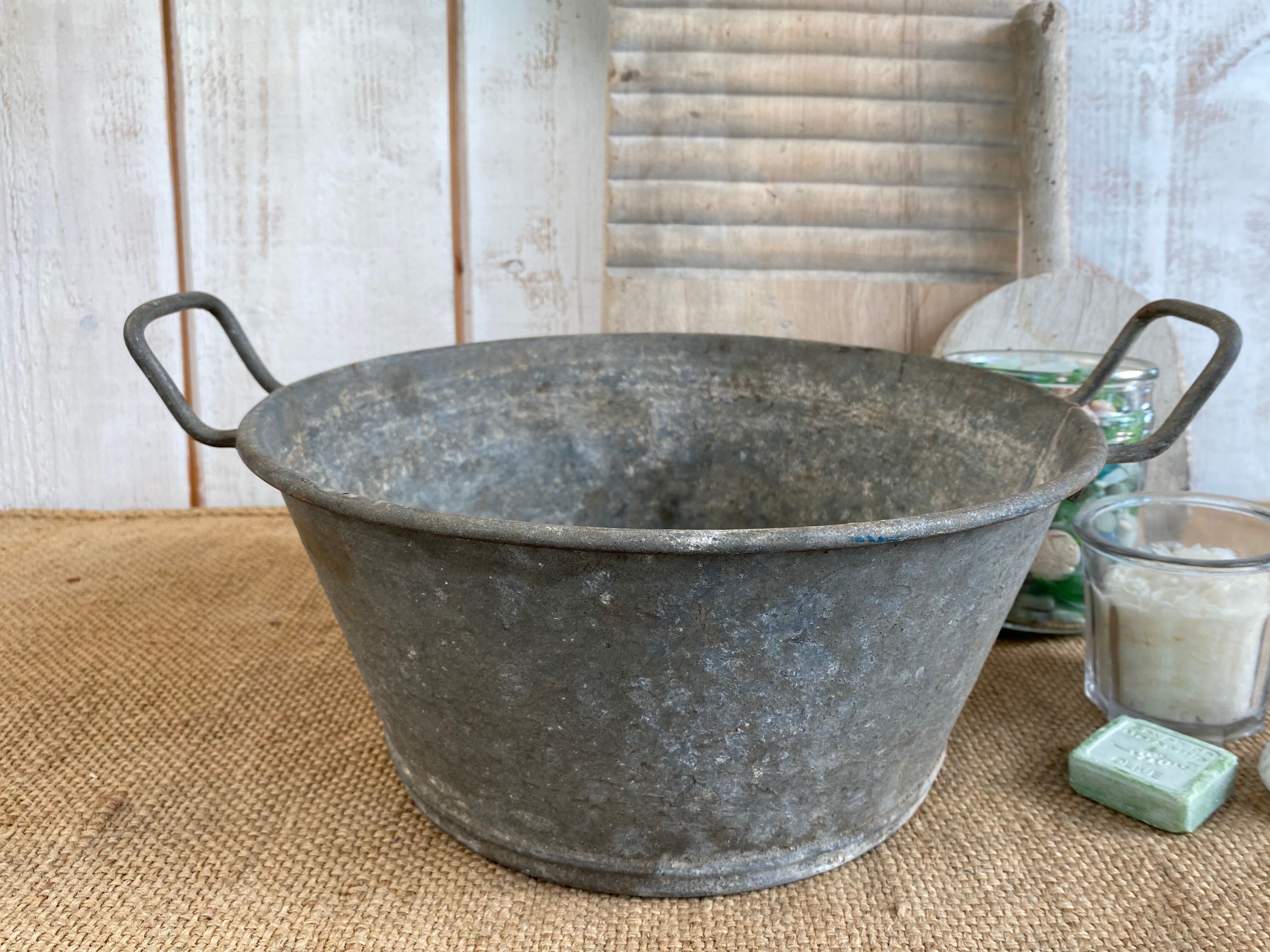Bassine en zinc