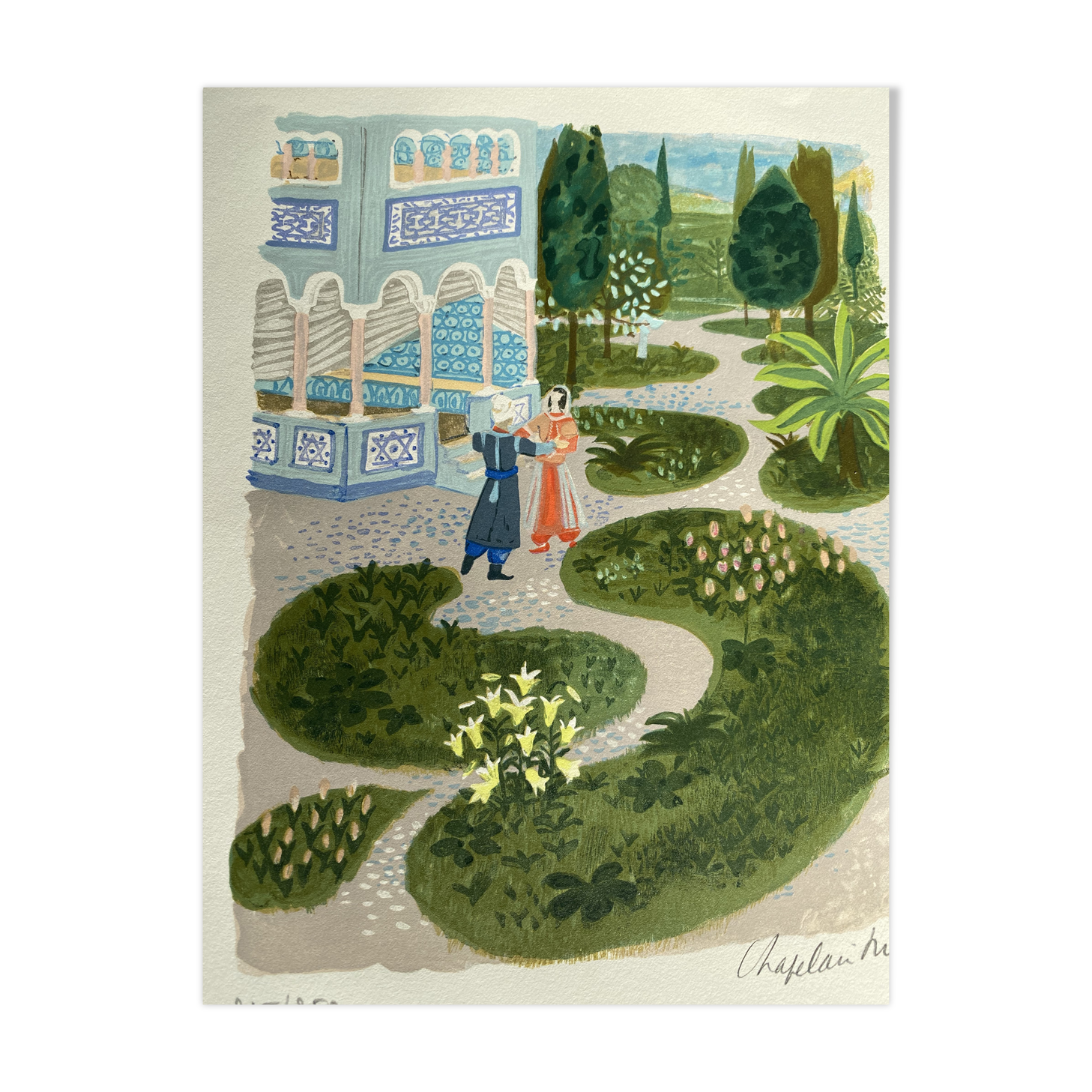 Lithographie Roger chapelain Midy