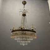 Italian Murano Glass Chandelier, 1950s