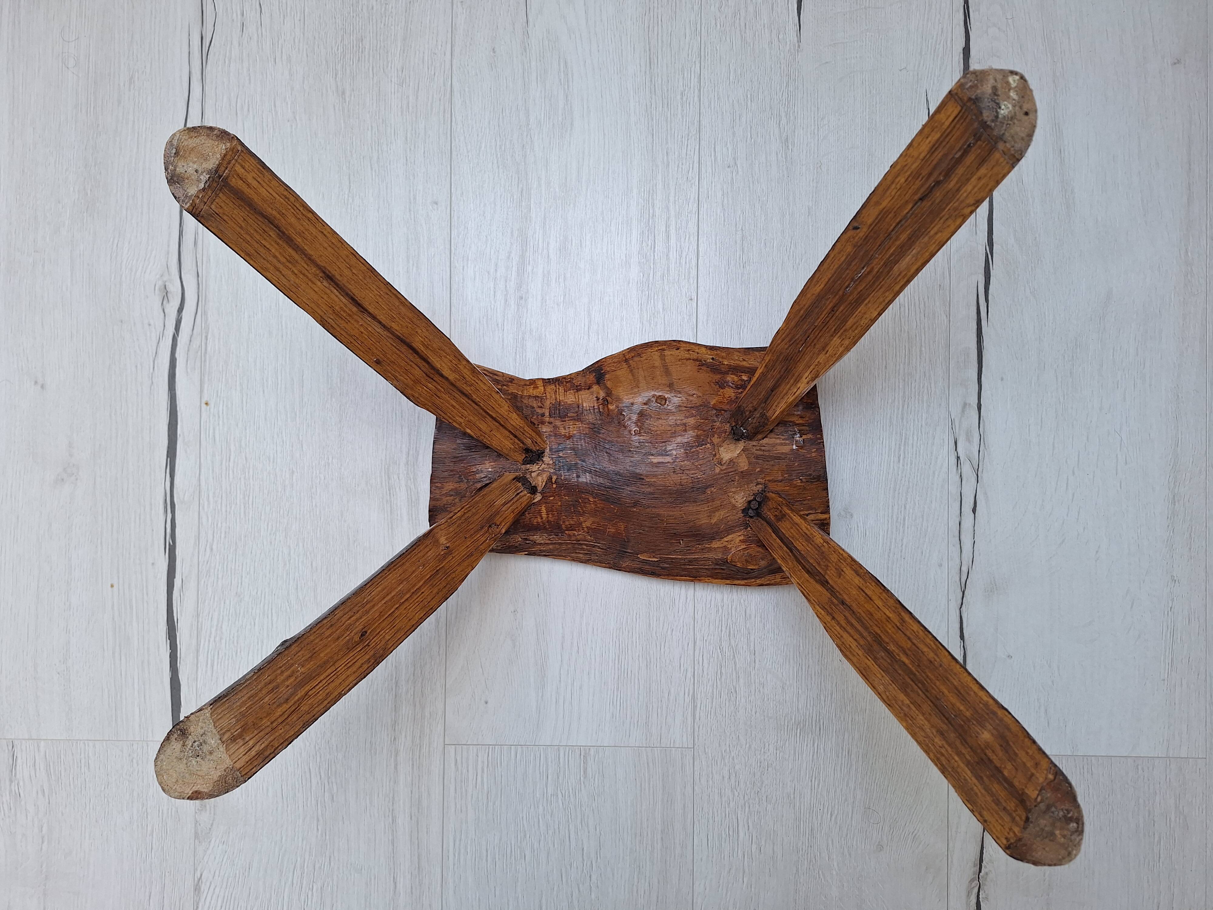 Tabouret de traite brutaliste