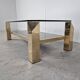Vintage golden coffee table, 1970