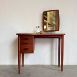 Vintage Danish vanity teak