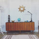 Enfilade bahut meuble tv hifi vintage pieds fuseaux  teck - 50/60 - look scandinave