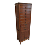 Antique oak filing cabinet