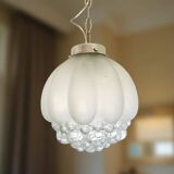 Large bubble glass hanging light