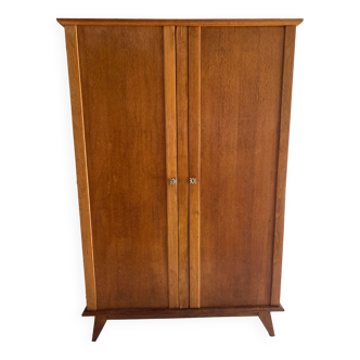 Vintage cupboard with compass feet