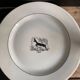 6 dessert plates in Limoges porcelain - Manufacture A. Vignaud