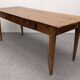 Burgundian farmhouse table in cherry wood, France early 19th century.