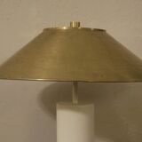 Floor Lamp with Brass Shade by Peter Preller for Tecta, 1980s