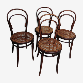 4 chaises Thonet numéro 14