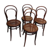 4 chaises Thonet numéro 14