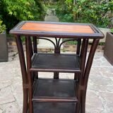 Rattan shelf on legs